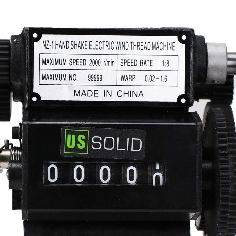U.S. Solid Dual-Purpose Electric/Manual Coil Winding Machine w/Counter - Image 2
